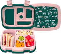 Lancheira Escolar Bentgo Kids - BGKDPT-GRB Green Rainbow