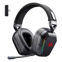 Fone de Ouvido Headset Gamer Redragon Mira H868 LED Jack 3.5MM com Microfone - Preto