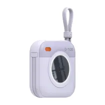 Carregador Portátil G-Tide Multi X1 - 10000MAH - USB-C/Lightning - Wireless - Roxo
