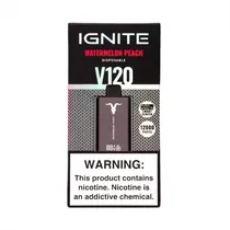 Dispositivo Descartavel Ignite V120 12000 Puffs Black Watermelon Peach