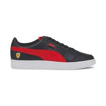 Tenis Puma Masculino Ferrari Race Court Legend Preto e Vermelho 306552-01