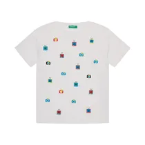 Camiseta Infantil Benetton 3I1XC10HE 101