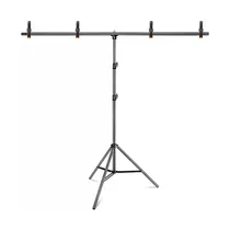 Tripé Em Forma de T para Studio com 4 Pinça Móvel 2.6M