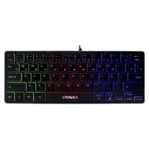 Teclado Gamer Satellite AK-871 RGB Portugues - Preto