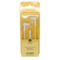 Fones de Ouvido Coby CE-102 - 3.5MM - com Microfone - Branco