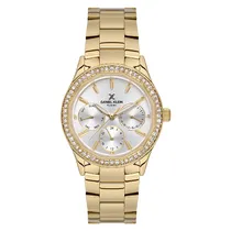 Relogio Analogico Feminino Daniel Klein DK.1.13879-4 Exclusive Ladies / Pulseira de Aço Inoxidável - Dourado