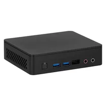 Mini PC Intel Nuc Intel Celeron N5105 256GB SSD 8GB Ram + Teclado + Mouse + UPS 800VA - Preto