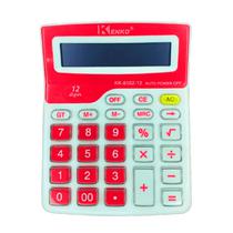 Calculadora Kenko KK-8182-12 Vermelho (12 Digitos)