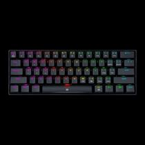 Teclado Redragon K630RGB Dragonborn Brown Switch Sem Fio - Preto