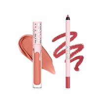 Set de Cosmeticos Kylie Jenner Matte Liquid Lipstick & Lip Liner 801 Queen 2 Piezas