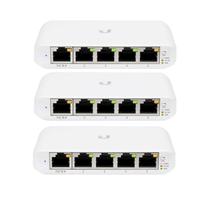 Ui. USW-FLEX-MINI-3 Unifi Switch 5P Giga RJ45 Poe 2.5W 3PACK