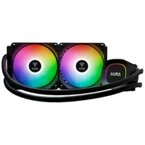 Cooler Water Gamdias Aura GL240 Lite Argb 2FAN BLK