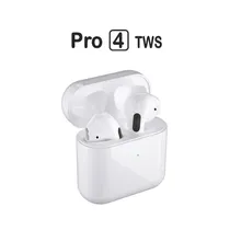 Fone de Ouvido Sem Fio 4 TWS com Bluetooth - Branco