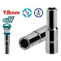 Soquete Hexagonal Total THTST12193L 1-2" 19MM
