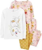 Conjunto de Pijama Carter's 2P856010 - Feminina (4 Peças)