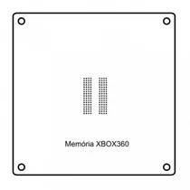 Bga Stencil X-360 HYB18H512321AF 8X17 136 Memo