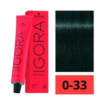 Crema de Coloracion Schwarzkopf Igora Royal 0-33 Mezcla Verde 60GR