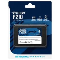 SSD Patriot P210, 2TB, 2.5", SATA 3, Leitura 520MB/s, Gravação 430MB/s, P210S2TB25