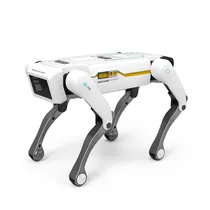 Robo Pet Smart Dog Ai Inteligente No.8002 / Comando de Voz / Controle Remoto Movel / Programação Robô de Brinquedo Eletrônico / Multifuncional - Branco