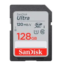 Cartão de Memória SD Sandisk Ultra 128GB / C10 / 120MBS - (SDSDUN4-128G-GN6IN)