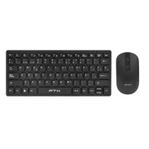 Kit 2IN1 FTXGK03 Mouse e Teclado Wireless Portugues Black