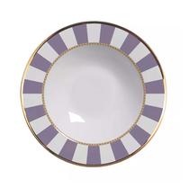 Plato Hondo Lavender Strip Alleanza