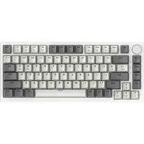 Teclado Gamer Mecânico Attack Shark K85 75% RGB 8K USB-C Switch Outemu Magnético - Cinza (Inglês)