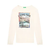Camiseta Infantil Benetton 3ATNC15EU 02F
