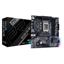 Placa Mae Asrock H670M Pro RS 4XDDR4 Socket LGA 1700 Chipset Intel H670 Micro ATX