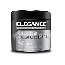 Elegance Ultra Black Gel (Gel para Cabelo Efeito Preto)  250ML (Black Gel)