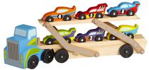 Megatransportador para Carros de Corrida Melissa & Doug 12759 (7 Pecas)