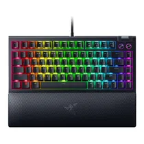 Teclado Gamer Razer Blackwidow V4 75% RZ03-05000200-R3U1 - com Fio - Inglês - RGB - Preto