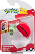Pokémon Sprigatito + Poke Bola Jazware Clip N Go - PKW3629