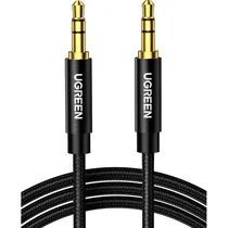 Cabo Auxiliar Ugreen AV112 3.5 MM - Preto 2 Metros (50363)