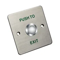 Botão de Abertura e Saída de Porta Vizzion DS-K7P01 Metal