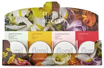 Vela Aromática Floral Street Mini Scented Candle Discovery (4 Unidades)