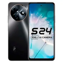 Celular Itel S24 DS/4RAM/128GB 6.6" 108MPX/8MPX Black (Lte BR)CX.Feia