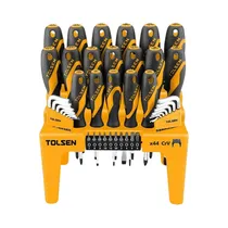 Kit de Destornillador Y Puntas Tolsen 20184 44 Piezas