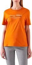 Camiseta Tommy Hilfiger WW0WW43502 SFM - Feminina