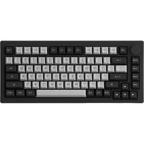 Teclado Gamer Mecanico Akko SP 5075B Plus Dracula Castle RGB 75% Hot Swap Sem Fio V3 Switch Yellow Pro - Preto/Prata (Ingles)