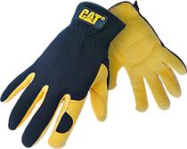 Luvas Caterpillar Premium Deerskin CAT012205 - Preto/Amarelo