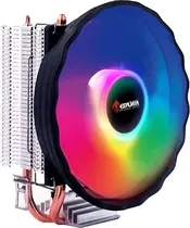 Cooler para Cpu Keepdata KD-P2RGB Universal 2 Heat Pipe Preto