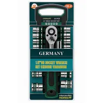 Kit de Chave Soquete Germany TL44360 / 20 Peças (1/2")