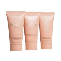 Brae Kit de Cuidado Capilar Revival Shamp+Acond+Masc. 3 Piezas - 1 Shampoo Revival 60ML. - 1 Acondicionador Reviv s/C