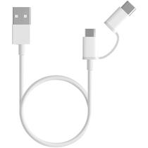 Cabo Xiaomi SJX02ZM - Micro USB/Tipo c/USB - 1 Metro - Branco