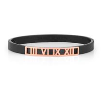 Pulseira Feminina Daniel Klein DKJ.2.2077-4 - Preto/Rose Gold