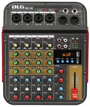 Mesa de Som BLG Mini Mixer de 4 Canais - MG-06