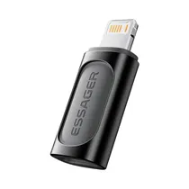 Adaptador Essager ES-OTG15 USB-C A Lightning Negro