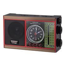 Radio Portatil Ecopower EP-F228B - AM/FM/SW - USB/SD - Bluetooth - Vermelho