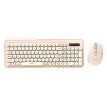 Kit 2IN1 FTXGK02 Mouse e Teclado Wireless Portugues Gold